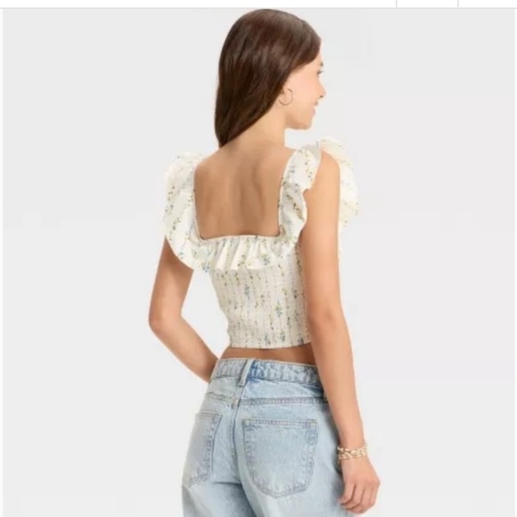 Wild Fable Ruffles Floral Top - Picture 2 of 2